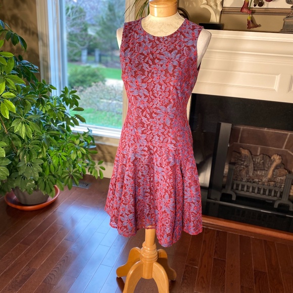 NWT - TOMMY HILFIGER Lace Fit and Flare Dress - Picture 6 of 14